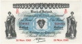 Bank Of Ireland 1 5 And 10 Pounds 1 Pound, 15.11.1943